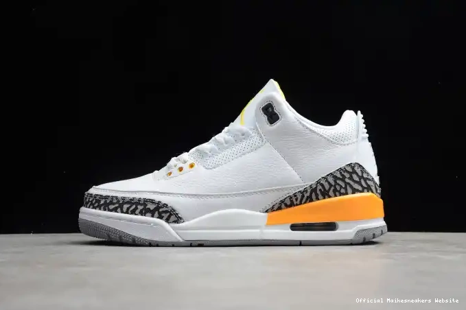 Official Maikesneakers 3 ORANGE CK9246-108 JORDAN RETRO AIR LASER (W) 0507